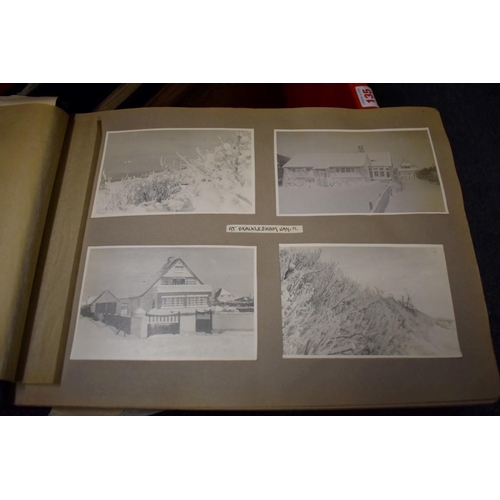 135 - PHOTOGRAPH ALBUMS: collection of 8 snapshot albums, earlier-mid c20 period, largely domestic an... 