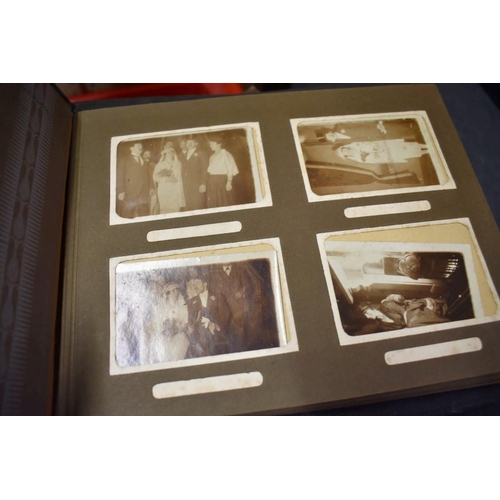 135 - PHOTOGRAPH ALBUMS: collection of 8 snapshot albums, earlier-mid c20 period, largely domestic an... 