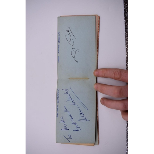 138 - SPORT, AUTOGRAPHS: small format autograph album, mid-20thc, contents full with various autograp... 