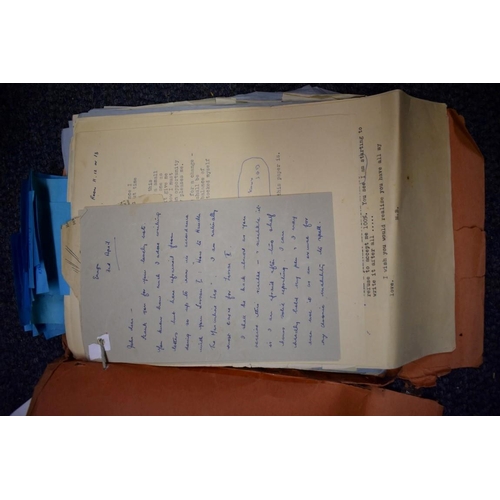 140 - CONDOLENCE BOOK: morocco bound album containing numerous tipped-in letters of condolence 'In Me... 