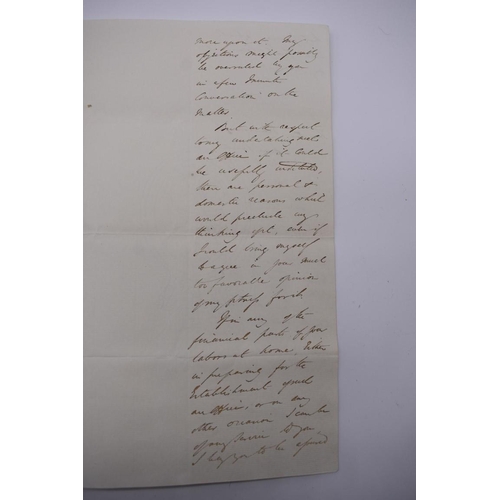 15 - 19TH CENTURY LETTERS & DOCUMENTS: two letters entire postmarked Penzance 1840, Buller famil... 