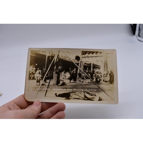 152 - CHINA, EXECUTION PHOTOGRAPHS: group of 18 b&w photographs of execution scenes in China, ear... 