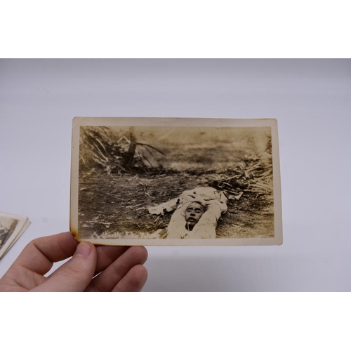 152 - CHINA, EXECUTION PHOTOGRAPHS: group of 18 b&w photographs of execution scenes in China, ear... 