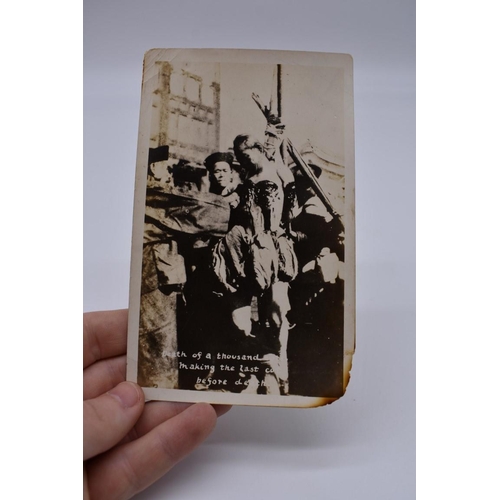 152 - CHINA, EXECUTION PHOTOGRAPHS: group of 18 b&w photographs of execution scenes in China, ear... 