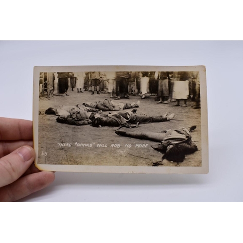 152 - CHINA, EXECUTION PHOTOGRAPHS: group of 18 b&w photographs of execution scenes in China, ear... 