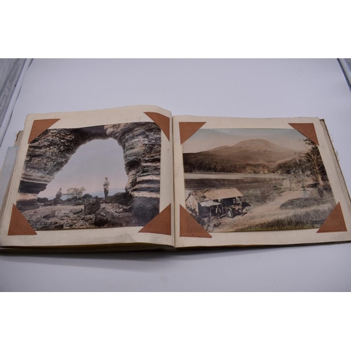 155 - PHOTOGRAPH ALBUM: JAPAN: varied album of approx 97 tinted albumen print views of Japan, circa 1900, ... 