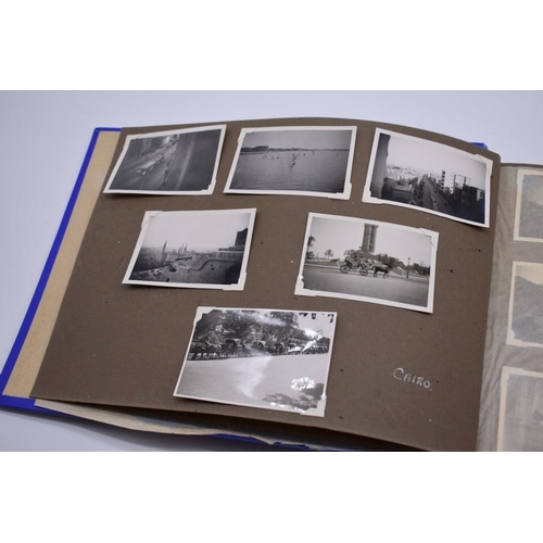 158 - CYPRUS: 2 albums of snapshot photographs, 1947, largely Cyprus and Egypt, some related ephemera... 