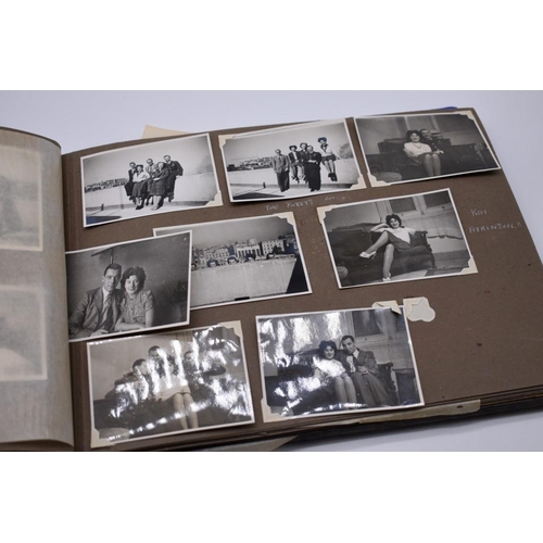 158 - CYPRUS: 2 albums of snapshot photographs, 1947, largely Cyprus and Egypt, some related ephemera... 