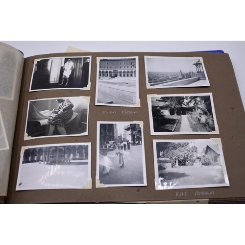 158 - CYPRUS: 2 albums of snapshot photographs, 1947, largely Cyprus and Egypt, some related ephemera... 