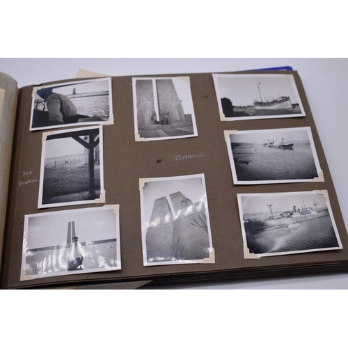 158 - CYPRUS: 2 albums of snapshot photographs, 1947, largely Cyprus and Egypt, some related ephemera... 