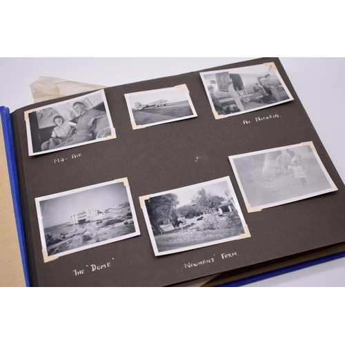 158 - CYPRUS: 2 albums of snapshot photographs, 1947, largely Cyprus and Egypt, some related ephemera... 