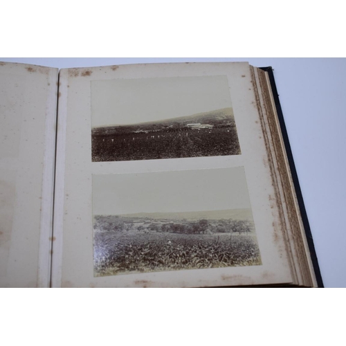 159 - PHOTOGRAPH ALBUM: AFRICAN COFFEE PLANTATIONS: unusual album of 36 albumen print photographs cir... 