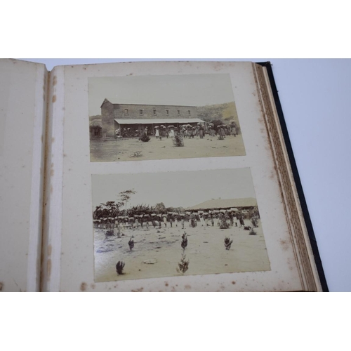 159 - PHOTOGRAPH ALBUM: AFRICAN COFFEE PLANTATIONS: unusual album of 36 albumen print photographs cir... 