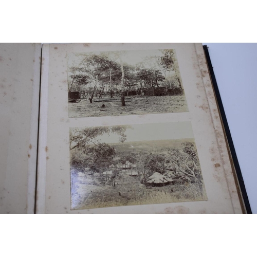 159 - PHOTOGRAPH ALBUM: AFRICAN COFFEE PLANTATIONS: unusual album of 36 albumen print photographs cir... 