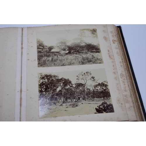 159 - PHOTOGRAPH ALBUM: AFRICAN COFFEE PLANTATIONS: unusual album of 36 albumen print photographs cir... 