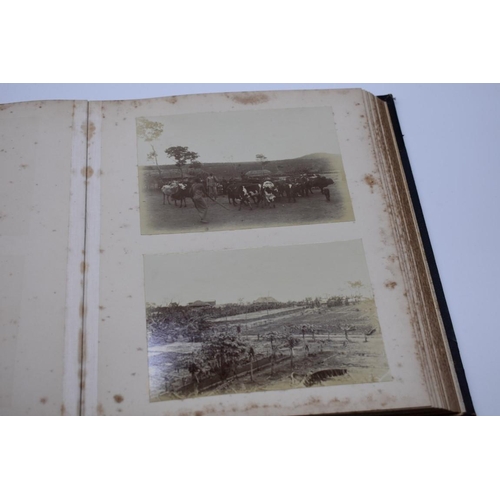 159 - PHOTOGRAPH ALBUM: AFRICAN COFFEE PLANTATIONS: unusual album of 36 albumen print photographs cir... 