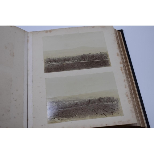 159 - PHOTOGRAPH ALBUM: AFRICAN COFFEE PLANTATIONS: unusual album of 36 albumen print photographs cir... 