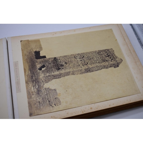 161 - PHOTOGRAPH ALBUM: NORTH AFRICA: large 19thc album containing approx 55 albumen print photographs, No... 