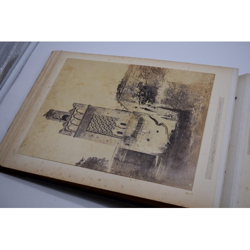 161 - PHOTOGRAPH ALBUM: NORTH AFRICA: large 19thc album containing approx 55 albumen print photographs, No... 