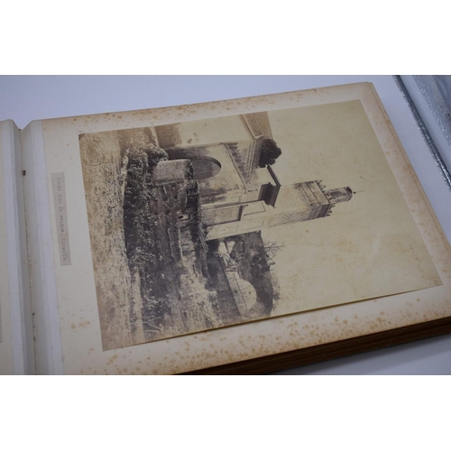 161 - PHOTOGRAPH ALBUM: NORTH AFRICA: large 19thc album containing approx 55 albumen print photographs, No... 