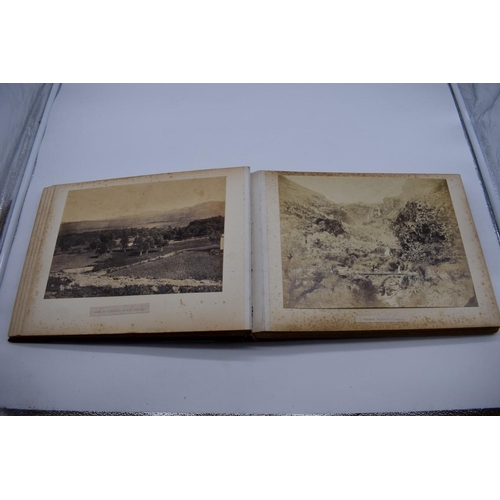 161 - PHOTOGRAPH ALBUM: NORTH AFRICA: large 19thc album containing approx 55 albumen print photographs, No... 