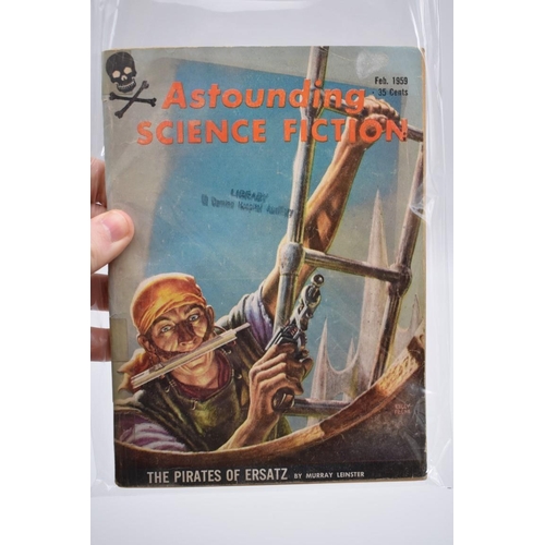 164 - ASTOUNDING SCIENCE FICTION: collection of 19 issues, 1948-1960, printed wrappers with some wear. (19... 