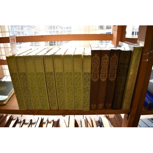 170 - BRONTE (Charlotte & Anne): collected works, 9 vols only (of 10), Dent, 1905, illustrations ... 