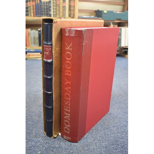 174 - DOMESDAY BOOK: DEVONSHIRE: Alecto Historical Editions, London, 1987: 3 vols in red buckram slip... 