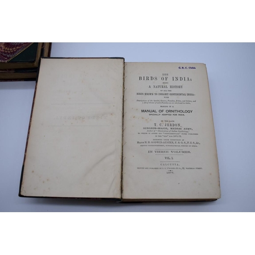 175 - JERDON (T C): 'The Birds of India; being a natural history of all the birds known to inhabit contine... 