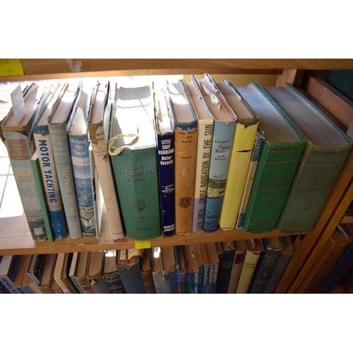 186 - YACHTING: shelf of yachting interest, to include Lloyds Register of Yachts, 1957, 68 & 76. ... 