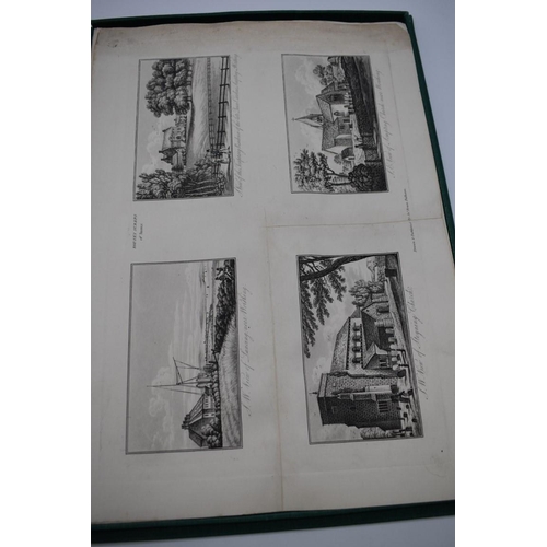 193 - SUSSEX: ROUSE (James): 'Rouse's Scraps of Sussex...' 90 uncoloured aquatints on 16 sheets, loos... 