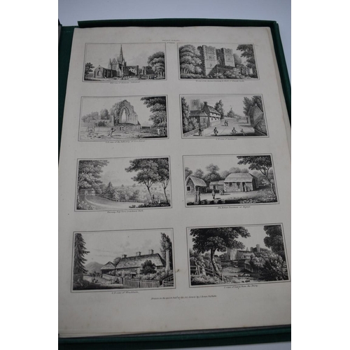 193 - SUSSEX: ROUSE (James): 'Rouse's Scraps of Sussex...' 90 uncoloured aquatints on 16 sheets, loos... 