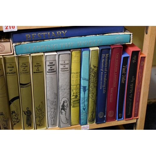 210 - FOLIO SOCIETY: collection of 47 volumes, all VG in slipcase.