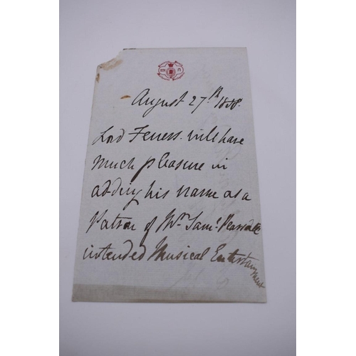 27 - MANUSCRIPTS: a quantity of letters and cut signatures, largely 19th century. (A bundle)... 