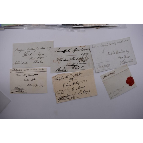 27 - MANUSCRIPTS: a quantity of letters and cut signatures, largely 19th century. (A bundle)... 