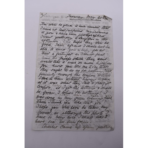 38 - LETTERS AND AUTOGRAPHS: collection of c.18 items, to include 5 line ALS from Gladstone, 10 Down... 