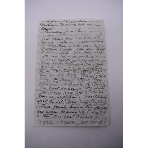 38 - LETTERS AND AUTOGRAPHS: collection of c.18 items, to include 5 line ALS from Gladstone, 10 Down... 