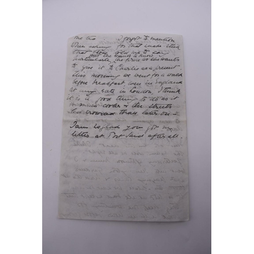 38 - LETTERS AND AUTOGRAPHS: collection of c.18 items, to include 5 line ALS from Gladstone, 10 Down... 