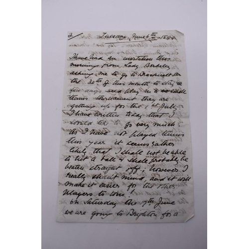 38 - LETTERS AND AUTOGRAPHS: collection of c.18 items, to include 5 line ALS from Gladstone, 10 Down... 