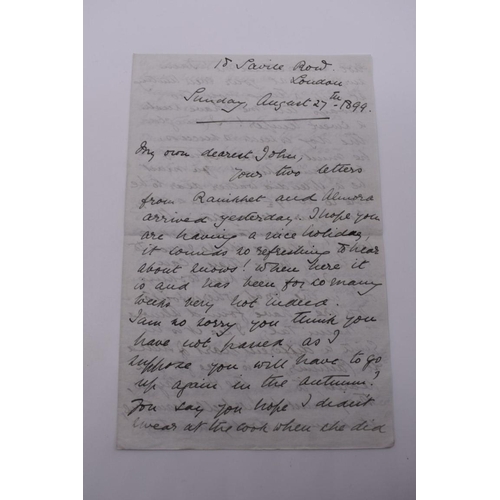 38 - LETTERS AND AUTOGRAPHS: collection of c.18 items, to include 5 line ALS from Gladstone, 10 Down... 