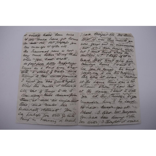 38 - LETTERS AND AUTOGRAPHS: collection of c.18 items, to include 5 line ALS from Gladstone, 10 Down... 