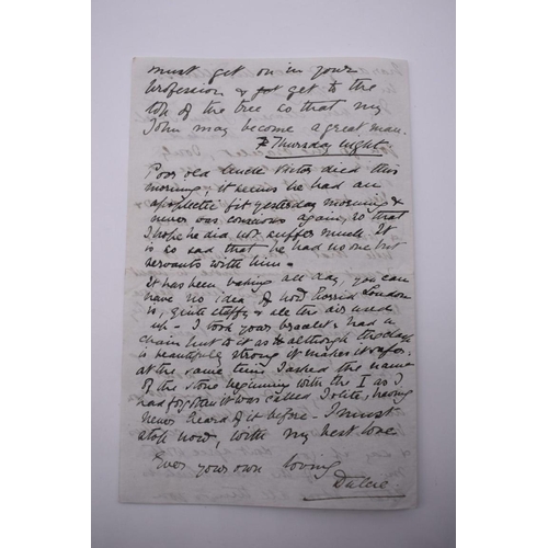 38 - LETTERS AND AUTOGRAPHS: collection of c.18 items, to include 5 line ALS from Gladstone, 10 Down... 