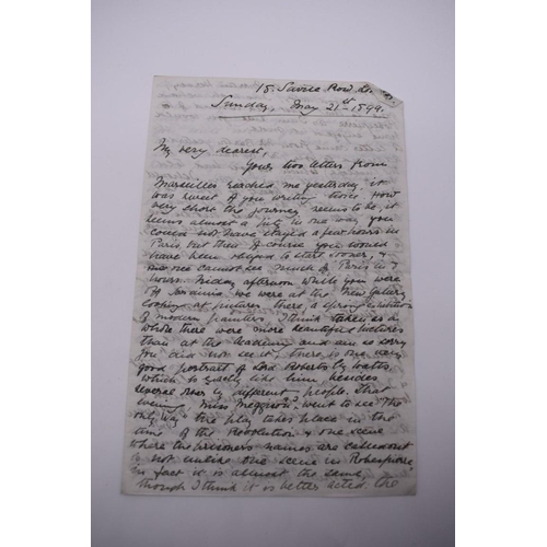 38 - LETTERS AND AUTOGRAPHS: collection of c.18 items, to include 5 line ALS from Gladstone, 10 Down... 