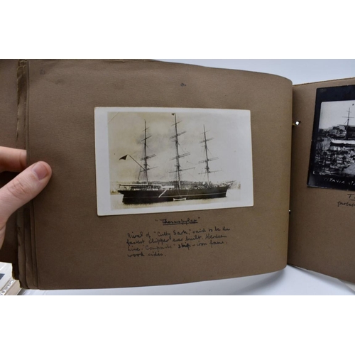 54 - SCILLY ISLES: two early 20thc photographic snapshot albums of the Scilly Isles: together with mid-19... 