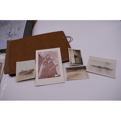 54 - SCILLY ISLES: two early 20thc photographic snapshot albums of the Scilly Isles: together with mid-19... 