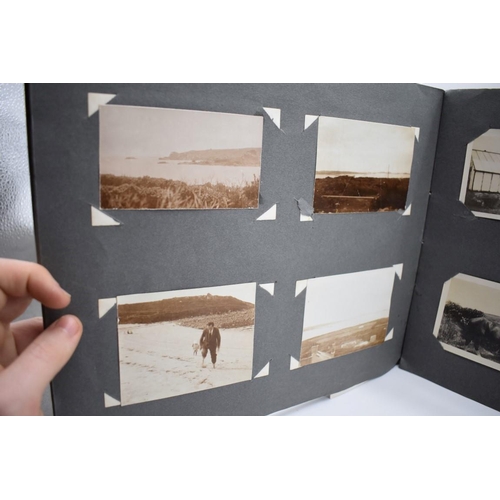 54 - SCILLY ISLES: two early 20thc photographic snapshot albums of the Scilly Isles: together with mid-19... 