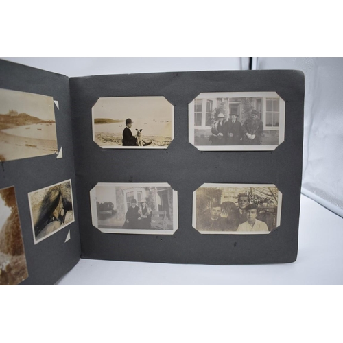 54 - SCILLY ISLES: two early 20thc photographic snapshot albums of the Scilly Isles: together with mid-19... 