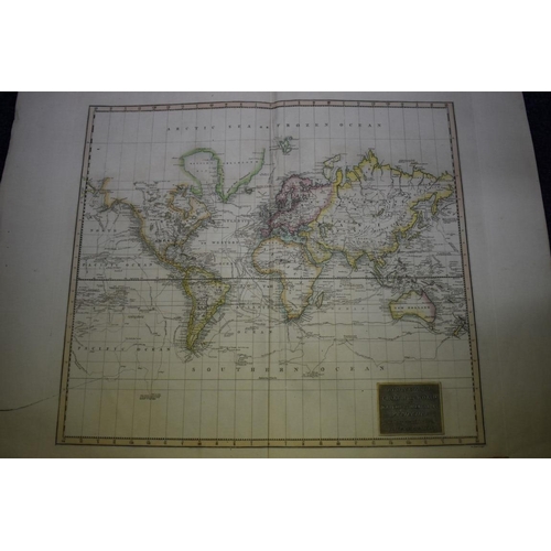 55 - MAPS: collection of 11 miscellaneous maps, 17th-19th century, to include hand-coloured map of Cumber... 