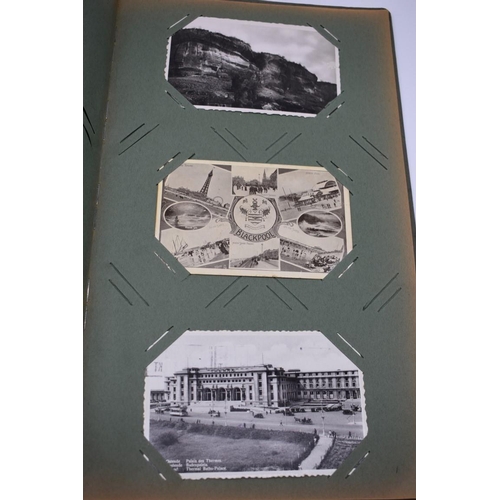 63 - POSTCARD ALBUM: LONDON: large earlier 20thc album containing approx 150 postcards, largely earl... 