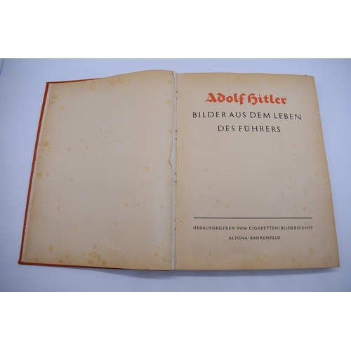 66 - ADOLF HITLER STICKER BOOK: 'Adolf Hitler Bilder Aus Den Laben Des Fuhrers...': Germany, Cigaretten-B... 